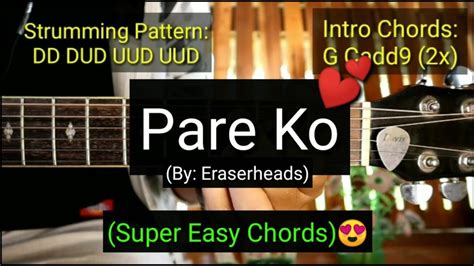 pare ko chords|Pare Ko .